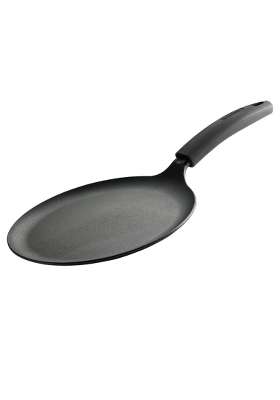 TRAMONTINA Titanex Pre-Seasoned Cast Iron Dosa Tawa Dosa Pan | 28 cm | 11 Inch | Induction Compatible