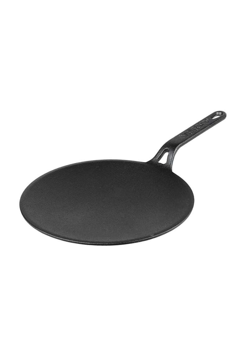 Vinod Legacy Cast Iron Roti Tawa Flat Griddle | 26 cm | 10.2 Inch | Non-Toxic | Pre-Seasoned | Rust Resistant - Indya