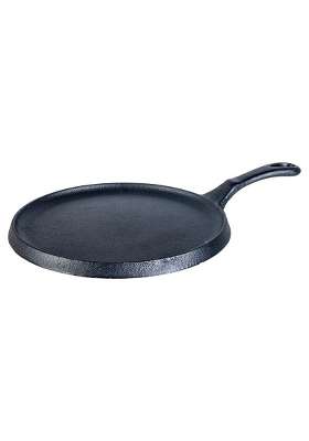 Wonderchef Forza Cast-Iron Dosa Tawa Dosa Pan Pan | 25 cm | 9.8 Inch | Induction Compatible | Pre-Seasoned