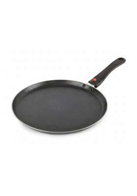 CELLO Aluminium Non-Stick Induction Base Dosa Tawa Dosa Pan with Detachable Bakelite Handle | 28 cm | 11 Inch | Dishwasher Safe | Heavy Bottom