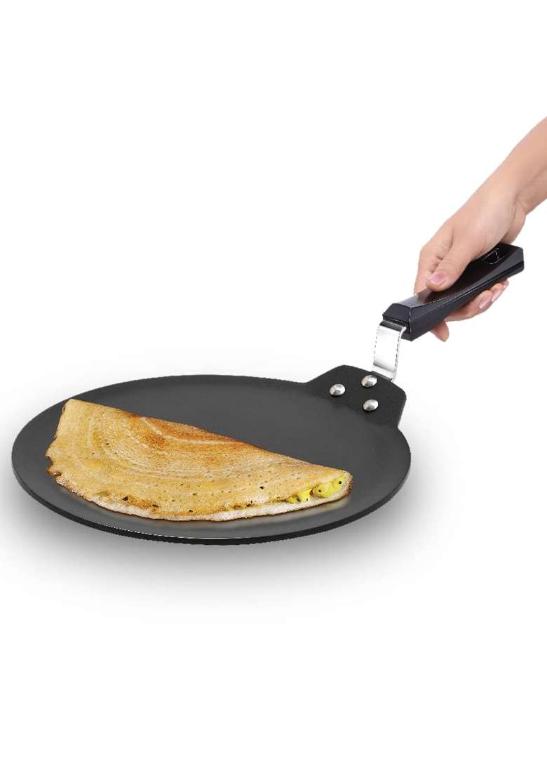 Hawkins Futura Hawkins Dosa Tava Dosa Pan | 30 cm | 11.8 Inch | Induction Compatible | Non-Stick - Indya