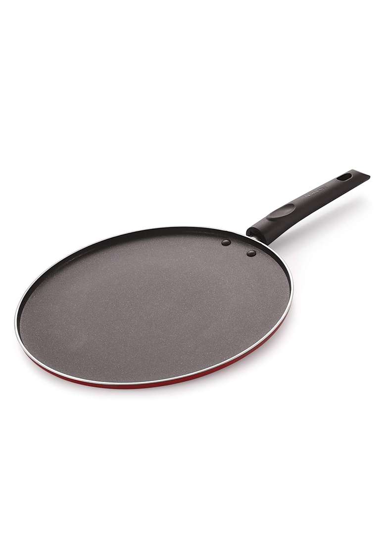 NIRLON Non Stick Dosa Tawa Flat Griddle with Handle | 29 cm | 11.4 Inch - Indya