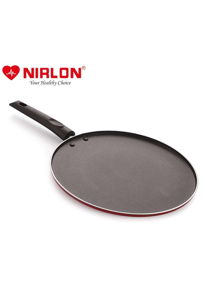 NIRLON Non Stick Dosa Tawa Flat Griddle with Handle | 29 cm | 11.4 Inch - Indya
