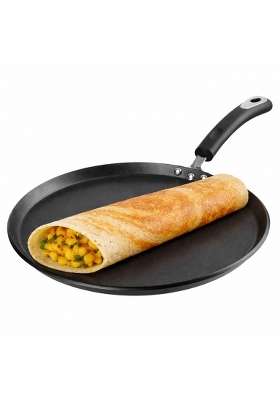 Vinod Hanos Hard Anodised Non Stick Dosa Tawa Dosa Pan | 30 cm | 11.8 Inch | Induction Compatible | PFOA Free
