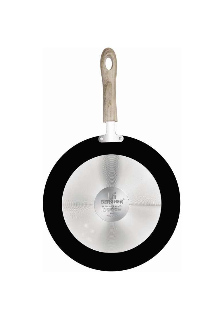 BERGNER Bellini Plus Aura 5-Layer Non-Stick Flat Tawa Flat Griddle | 28 cm | 11 Inch | Induction Compatible | PFOA Free | Food Safe - Indya