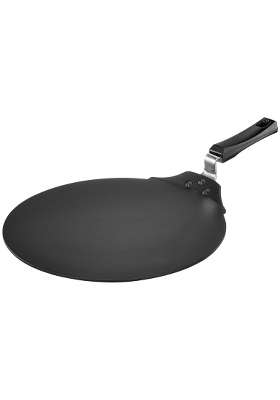 Solimo Amazon Brand Solimo Dosa Tawa Dosa Pan | 33 cm | 13 Inch | Dishwasher Safe | Non-Stick
