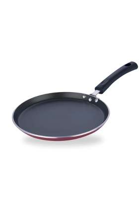 Vinod Zest Aluminium Non Stick Dosa Omni Tawa Flat Griddle | 25 cm | 9.8 Inch | Induction Compatible | Non-Toxic