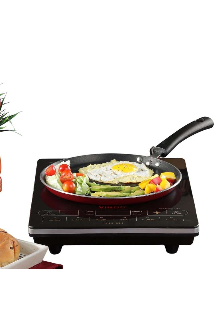 Vinod Zest Aluminium Non Stick Dosa Omni Tawa Flat Griddle | 25 cm | 9.8 Inch | Induction Compatible | Non-Toxic - Indya