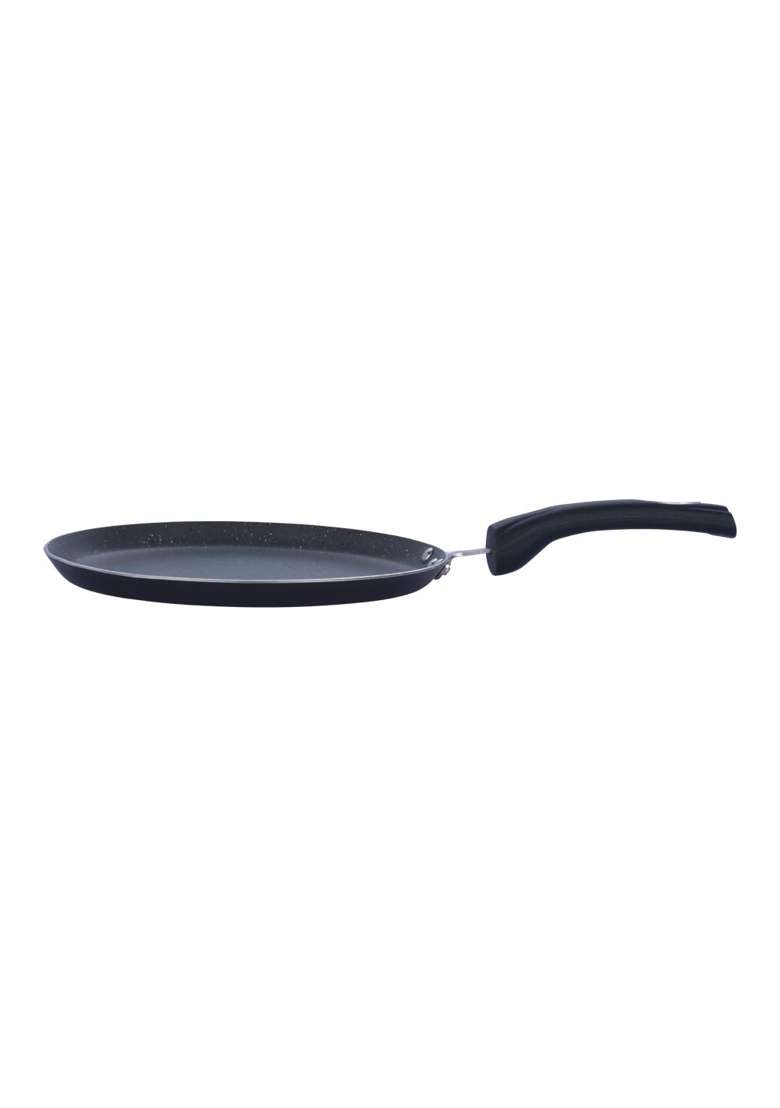Vinod Zest Marbilo Aluminium Non Stick Dosa Tawa Dosa Pan | 28 cm | 11 Inch | Induction Compatible - Indya