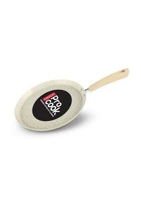 MILTON Pro cook Induction Cookware and Gas Friendly Ceramic Non-Stick Omni Tawa Flat Griddle | 26 cm | 10.2 Inch | PFOA Free