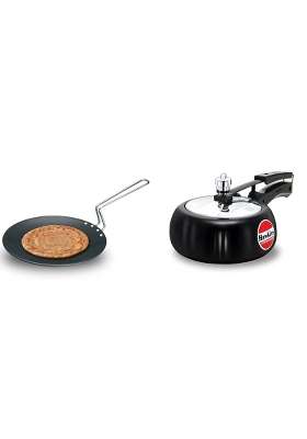 Hawkins Futura Hard Anodised Tawa Flat Griddle | 2 L | 2.1 Qt | 26 cm | 10.2 Inch