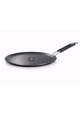 BARTN Pure Iron Tawa Flat Griddle Diameter for Roti | 12 Inch | Induction Compatible | Non-Toxic