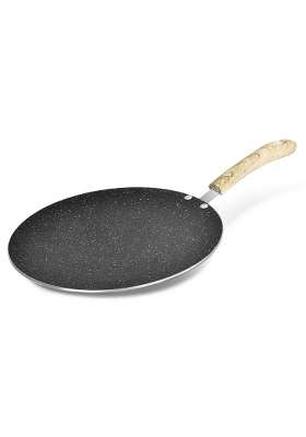 BERGNER Bellini Plus Aura 5-Layer Non-Stick Roti Tawa Flat Griddle | 28 cm | 11 Inch | Induction Compatible | PFOA Free | Food Safe