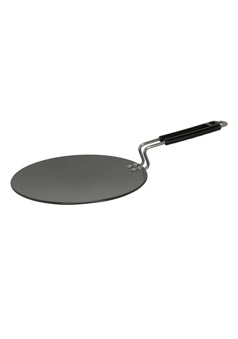 Vinod Pearl Hard Anodized Aluminium Concave Tawa Flat Griddle | 26.5 cm | 10.4 Inch - Indya