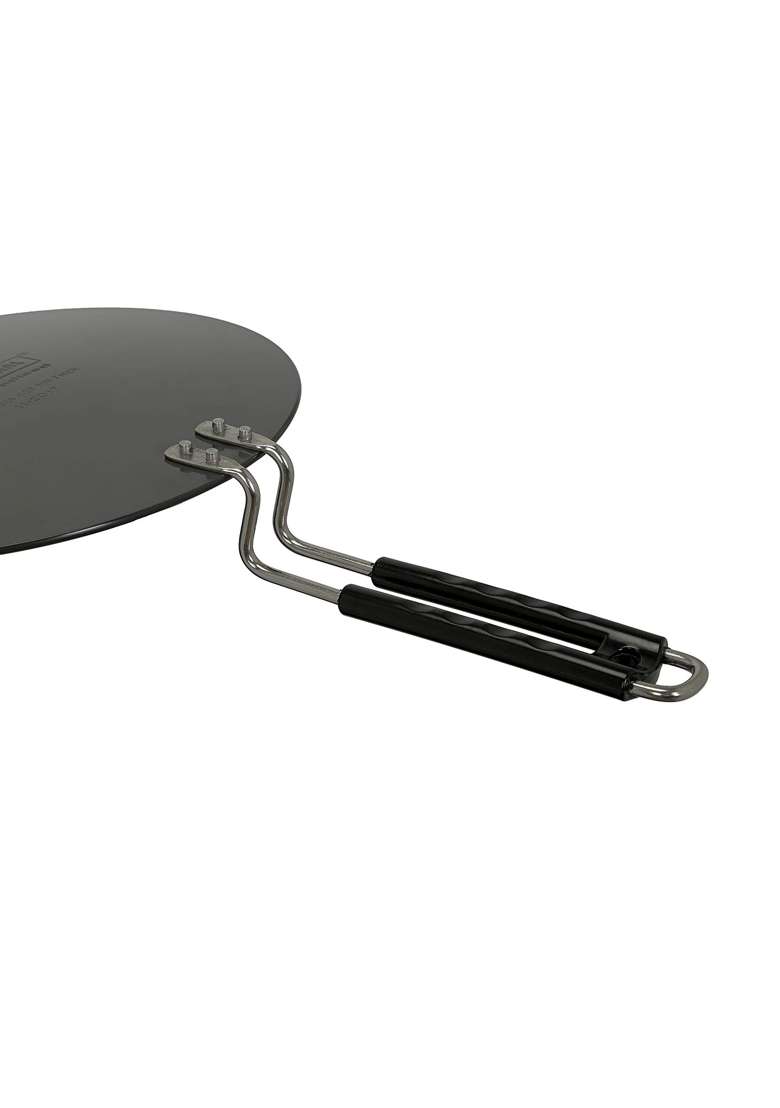 Vinod Pearl Hard Anodized Aluminium Concave Tawa Flat Griddle | 26.5 cm | 10.4 Inch - Indya