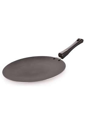 NIRLON Gas Stove Compatible Aluminum Non Stick Concave Roti Tawa Flat Griddle | 27.5 cm | 10.8 Inch