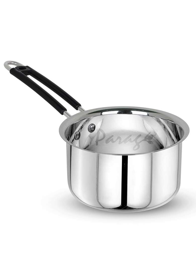 Parage Stainless Steel Sauce Pan | 1 L | 1.1 Qt | Induction Compatible - Indya