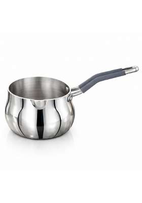 EURO style EUROStyle Stainless Steel Triply Classic Saucepan | 1.8 L | 1.9 Qt | 15 cm | 5.9 Inch