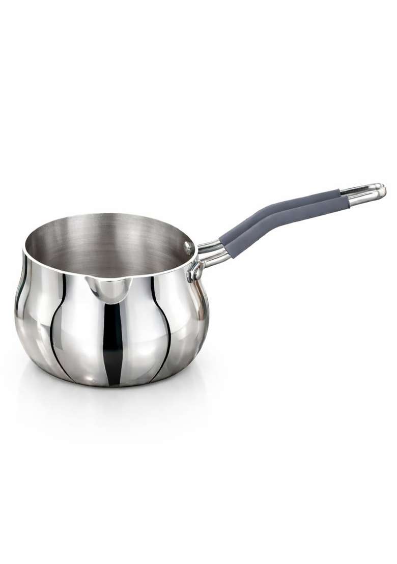 EURO style EUROStyle Stainless Steel Triply Classic Saucepan | 1.8 L | 1.9 Qt | 15 cm | 5.9 Inch - Indya