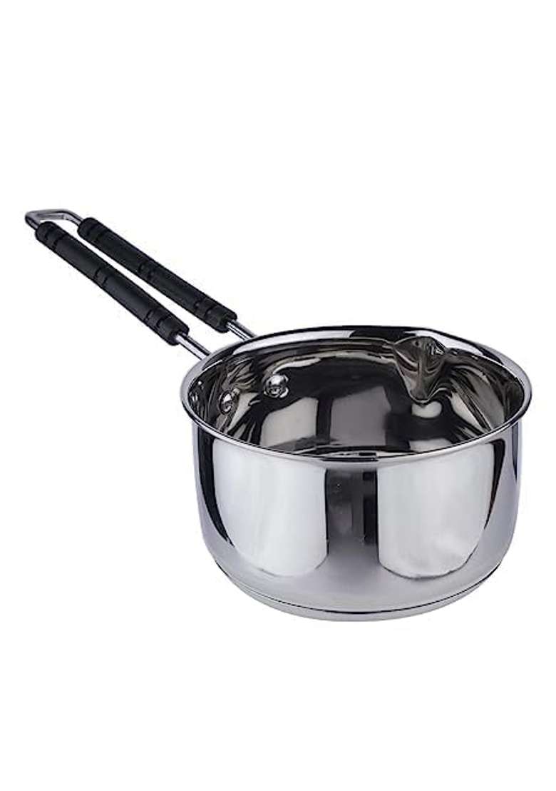 K.U.H.. Stainless Steel Saucepan Milkpan Tea Chai Pan Tea Pan Cooking Pan Induction Friendly | 1 L | 1.1 Qt - Indya