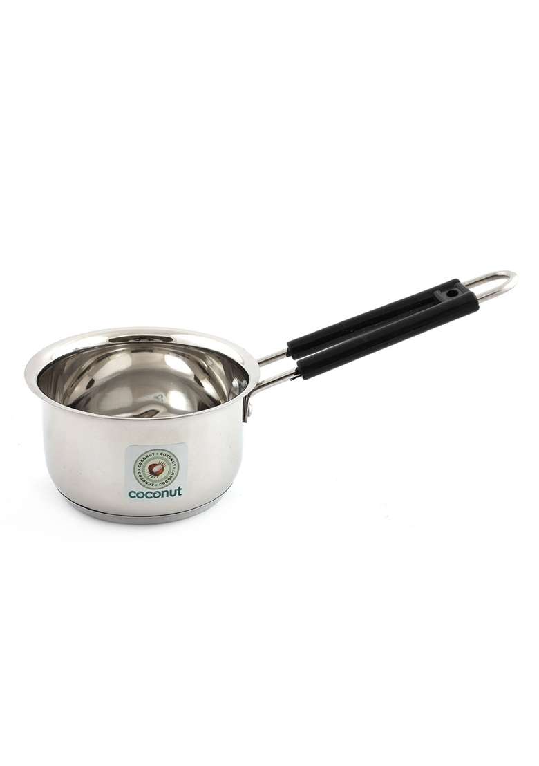 coconut Stainless Steel Multipurpose Sauce Pan | 500 ml | 16.9 fl oz | Induction Compatible - Indya