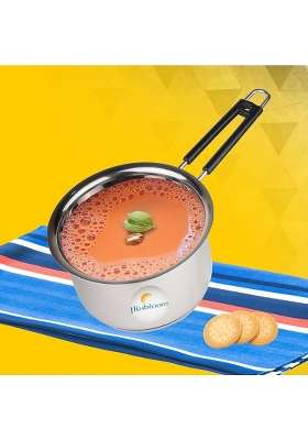 FLIXBLOOM Modern Heavy Gauge Stainless Steel Saucepan Tea Pan | 3 L | 3.2 Qt | Induction Compatible