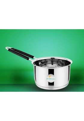 FLIXBLOOM Kitchen Special Heavy Gauge Stainless Steel Saucepan Tea Pan | 1.5 L | 1.6 Qt | Induction Compatible