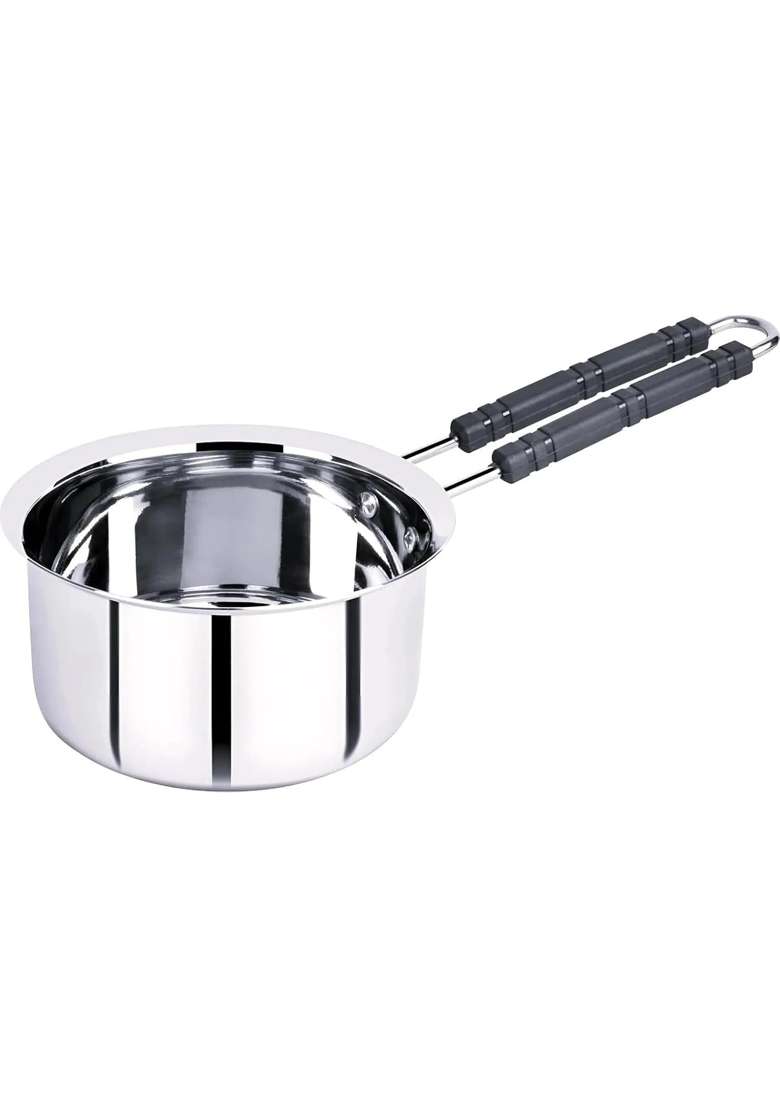 AAYU CRAFT KITCHENWARE FOR LIFE Stainless Steel Sauce Pan with Induction Compatible and Gas Stove Tea Pot | 0.5 L | 0.5 Qt - Indya