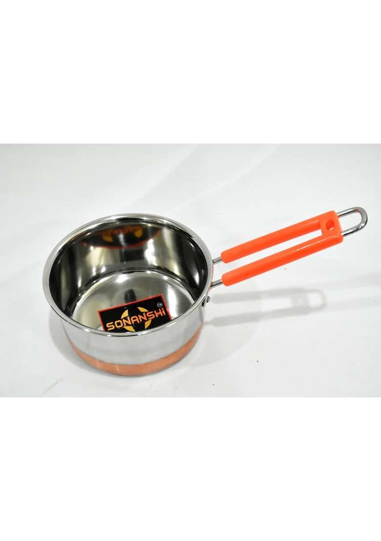 Sonanshi Stainless Steel Sauce Pan Milk Pan Tea Pan | 1 L | 1.1 Qt - Indya