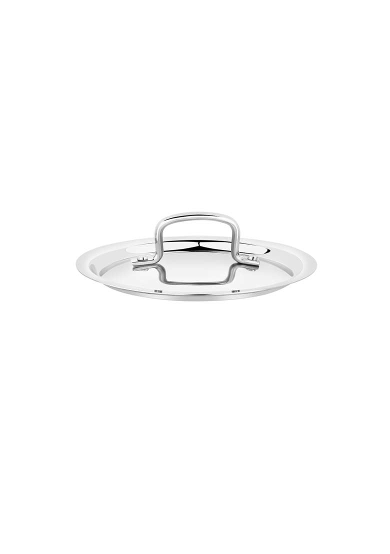 Tosaa Stainless Steel Triply Sauce Pan with Lid | 1.2 L | 1.3 Qt | 16 cm | 6.3 Inch | Induction Compatible | Dishwasher Safe - Indya