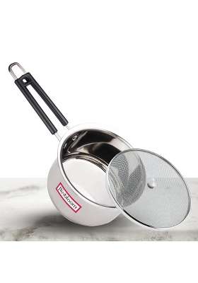 FLIXBLOOM Remarkable Stainless Steel with Triply Bottom Induction Base and LPG Gas Stove | 4 L | 4.2 Qt | With Lid
