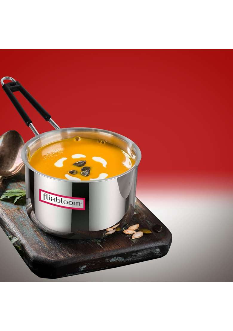 FLIXBLOOM Utensil Induction Base LPG Gas Stovetop Compatible with Triply | 4 L | 4.2 Qt - Indya