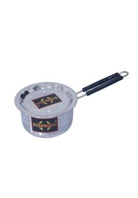 Sonanshi Stainless Steel Sauce Pan Tea Pan Coffee Pan with LID | 2 L | 2.1 Qt