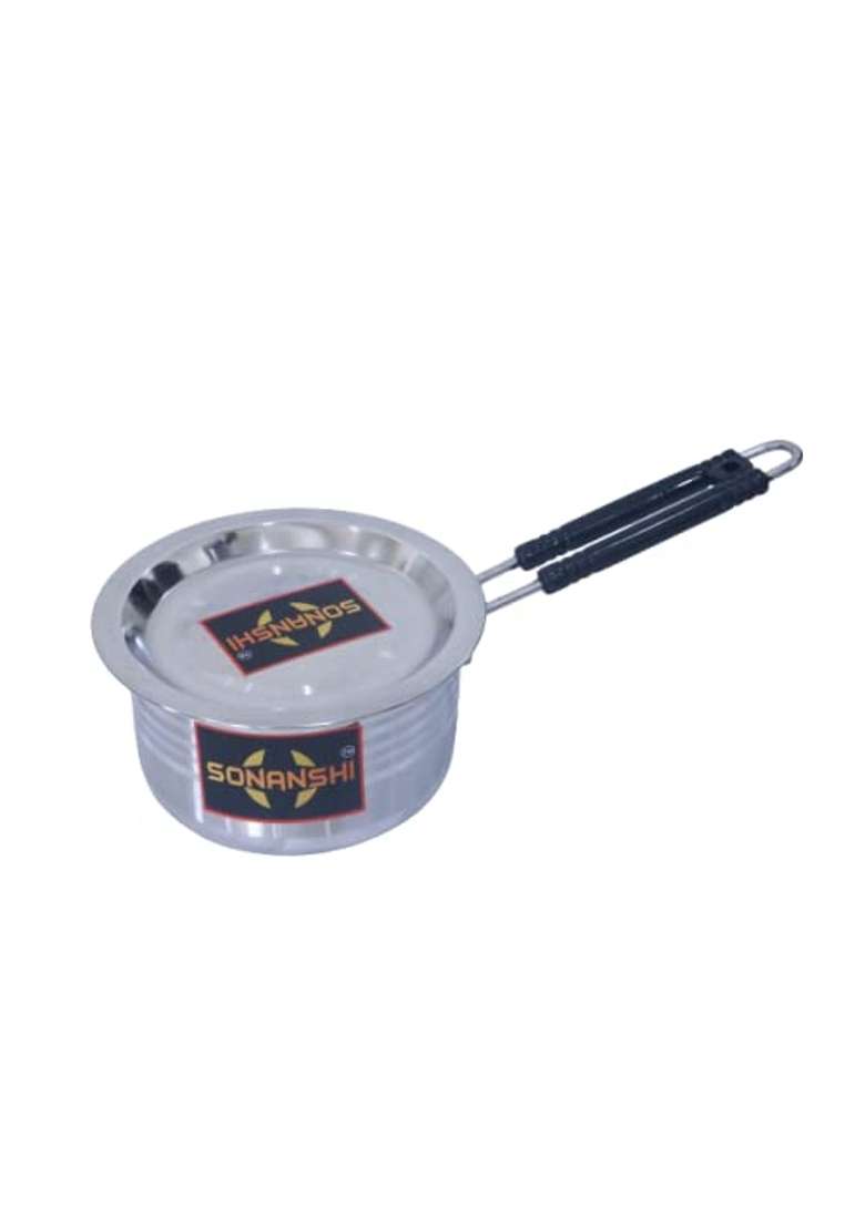 Sonanshi Stainless Steel Sauce Pan Tea Pan Coffee Pan with LID | 2 L | 2.1 Qt - Indya