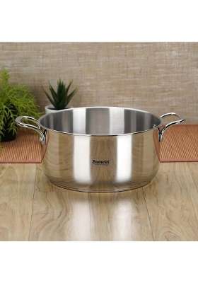 Sumeet Stainless Steel Induction Bottom | 4 L | 4.2 Qt | 22 cm | 8.7 Inch