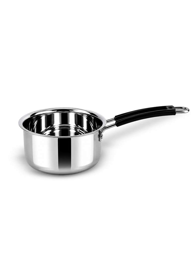 IndiChef Stainless Steel Saucepan | 1.8 L | 1.9 Qt | 16 cm | 6.3 Inch | Induction Compatible - Indya