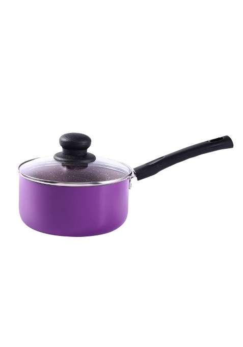 Wonderchef Valencia Non-Stick Sauce Pan with Glass Lid | 1.5 L | 1.6 Qt