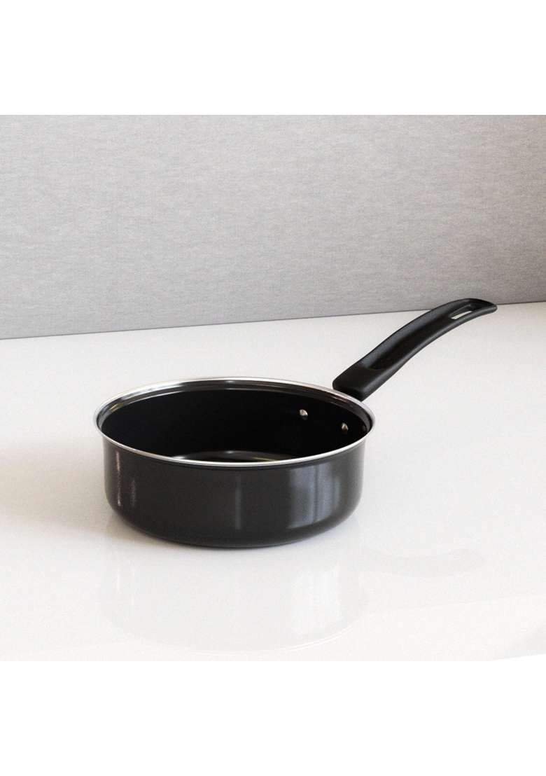 The Earth Store EcoLuxe Medium Saucepan for Tea Milk and Chai Pan Tea Pan Induction Base and Gas Stove | 1.2 L | 1.3 Qt | 16 cm | 6.3 Inch - Indya