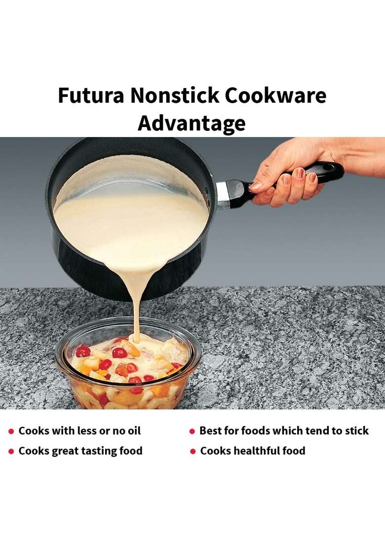 Hawkins Futura Saucepan | 3 L | 3.2 Qt | Non-Stick - Indya