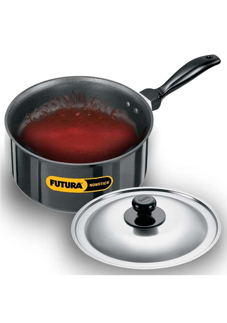 Hawkins Futura Saucepan | 3 L | 3.2 Qt | Non-Stick | With Lid - Indya