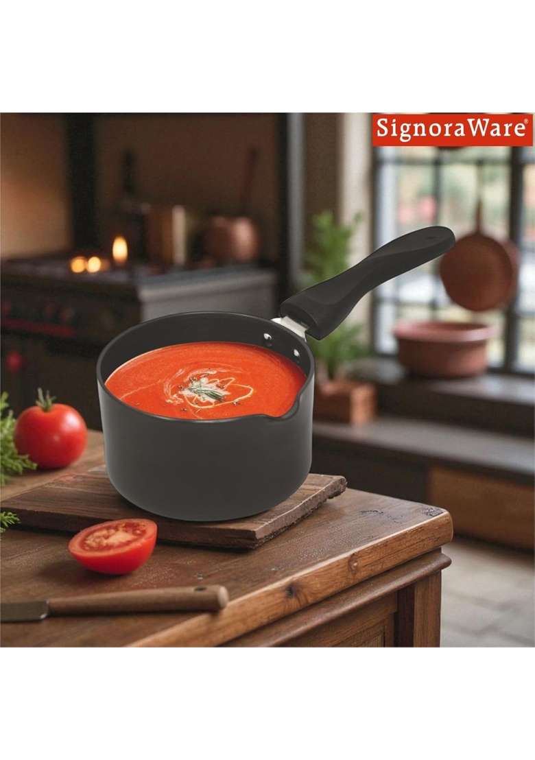 SIGNORA WARE Signoraware Opulent Non Stick Saucepan | 1.5 L | 1.6 Qt - Indya