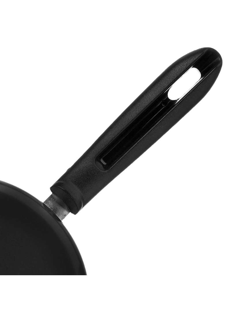 Solimo Amazon Brand Solimo Hard Anodized Aluminium Saucepan with Bakelite Handle | 1.5 L | 1.6 Qt | 28 cm | 11 Inch - Indya