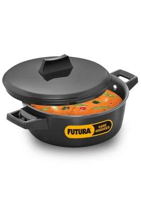 Hawkins Aluminium Futura Cook N Serve Bowl | 2 L | 2.1 Qt