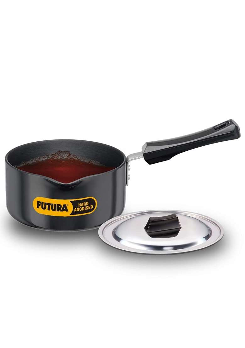 Hawkins Futura Saucepan | 1.5 L | 1.6 Qt | Induction Compatible | With Lid - Indya