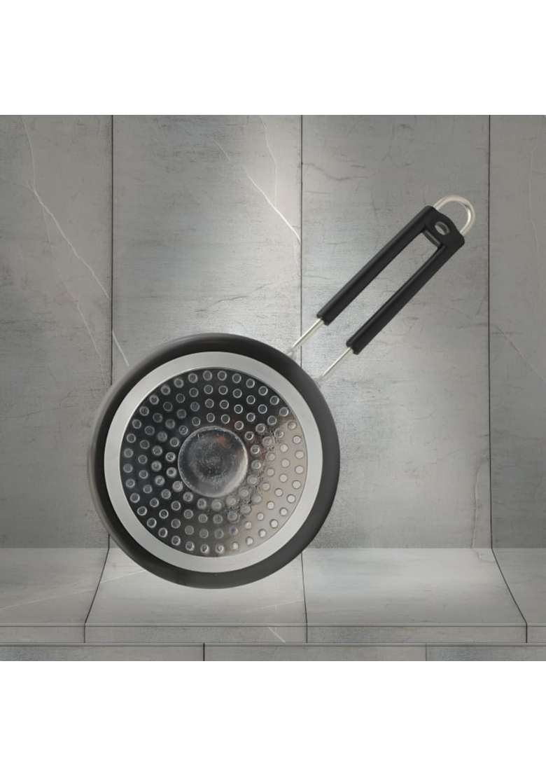 LAZYwindow Hard Anodised Sauce Pan | 1.5 L | 1.6 Qt | Induction Compatible | Non-Toxic - Indya