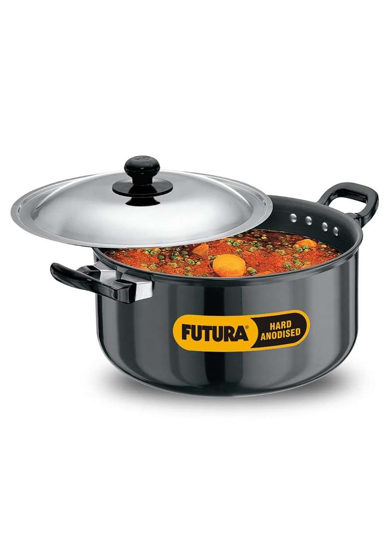 Hawkins Futura Cook N Serve Stewpot | 5 L | 5.3 Qt | With Lid - Indya