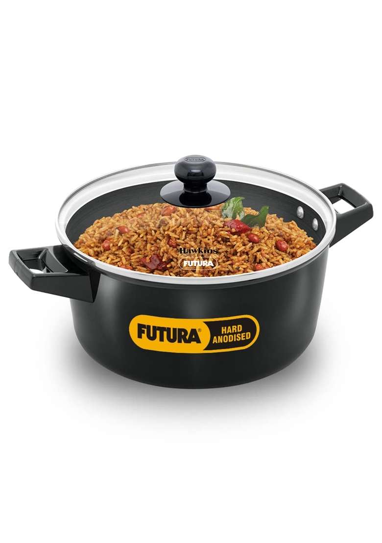 Hawkins Futura Cook N Serve Casserole | 4 L | 4.2 Qt | With Lid - Indya