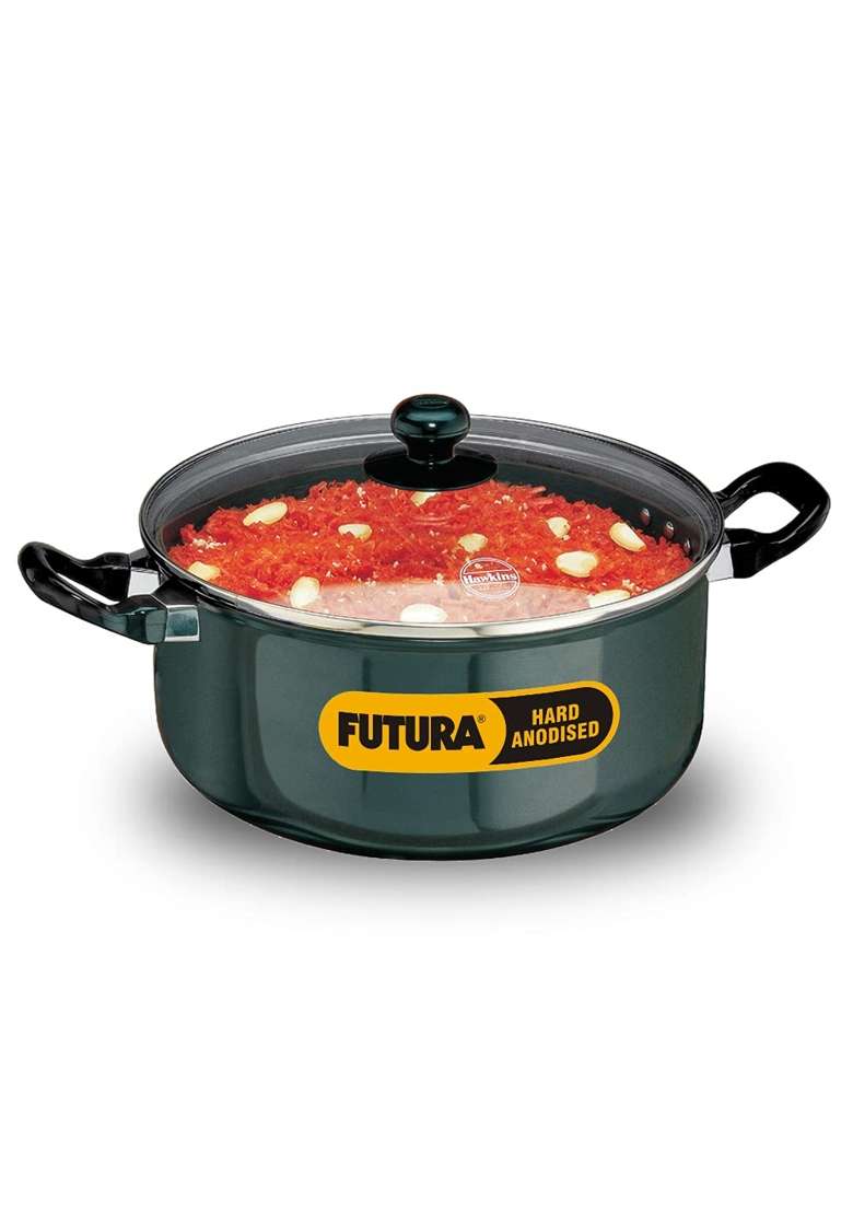 Hawkins Futura Cook N Serve Stewpot | 5 L | 5.3 Qt | With Lid - Indya