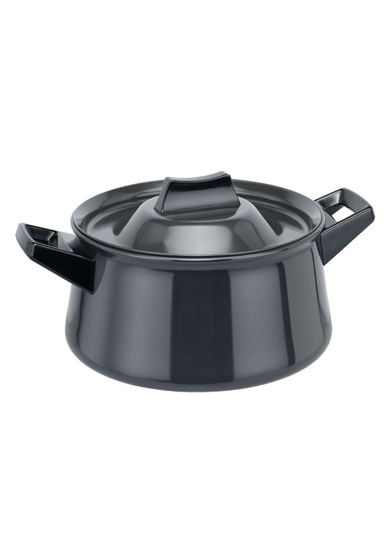 Hawkins Futura Hard Anodised Metal Handi Cooking Pot Sauce Pan | 3 L | 3.2 Qt - Indya
