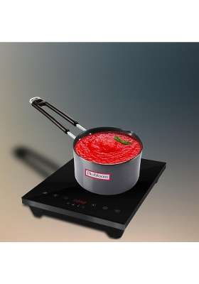 FLIXBLOOM Plus Hard Anodised Thick Induction Base Bottom LPG Friendly Deep Kitchen | 1 L | 1.1 Qt